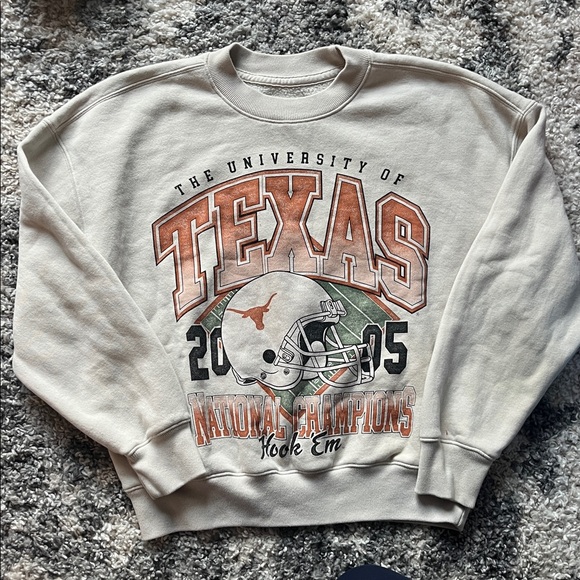 University of Texas Crewneck Hoodie - XS Boxy Fit - Picture 4 of 5